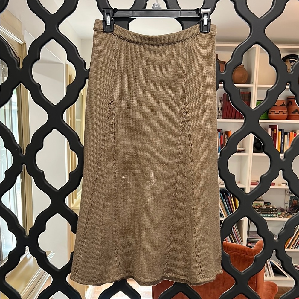 VTG Brown Sweater Skirt